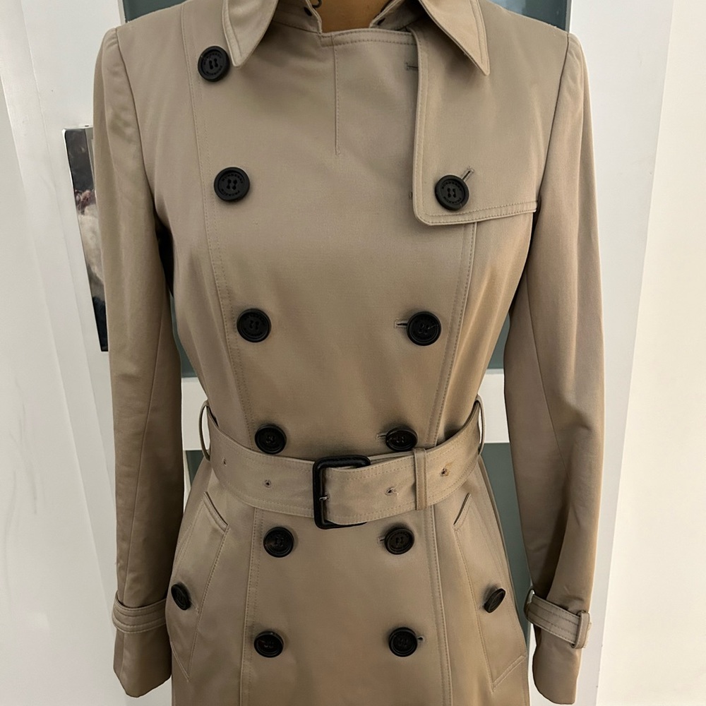 Authentic Burberry Chelsea Mid Length Trench